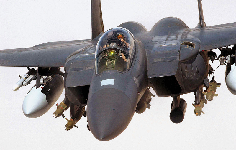 Illustration for article titled UK Based F-15Es Flew A Secret Long-Range Mission Over Africa On Monday